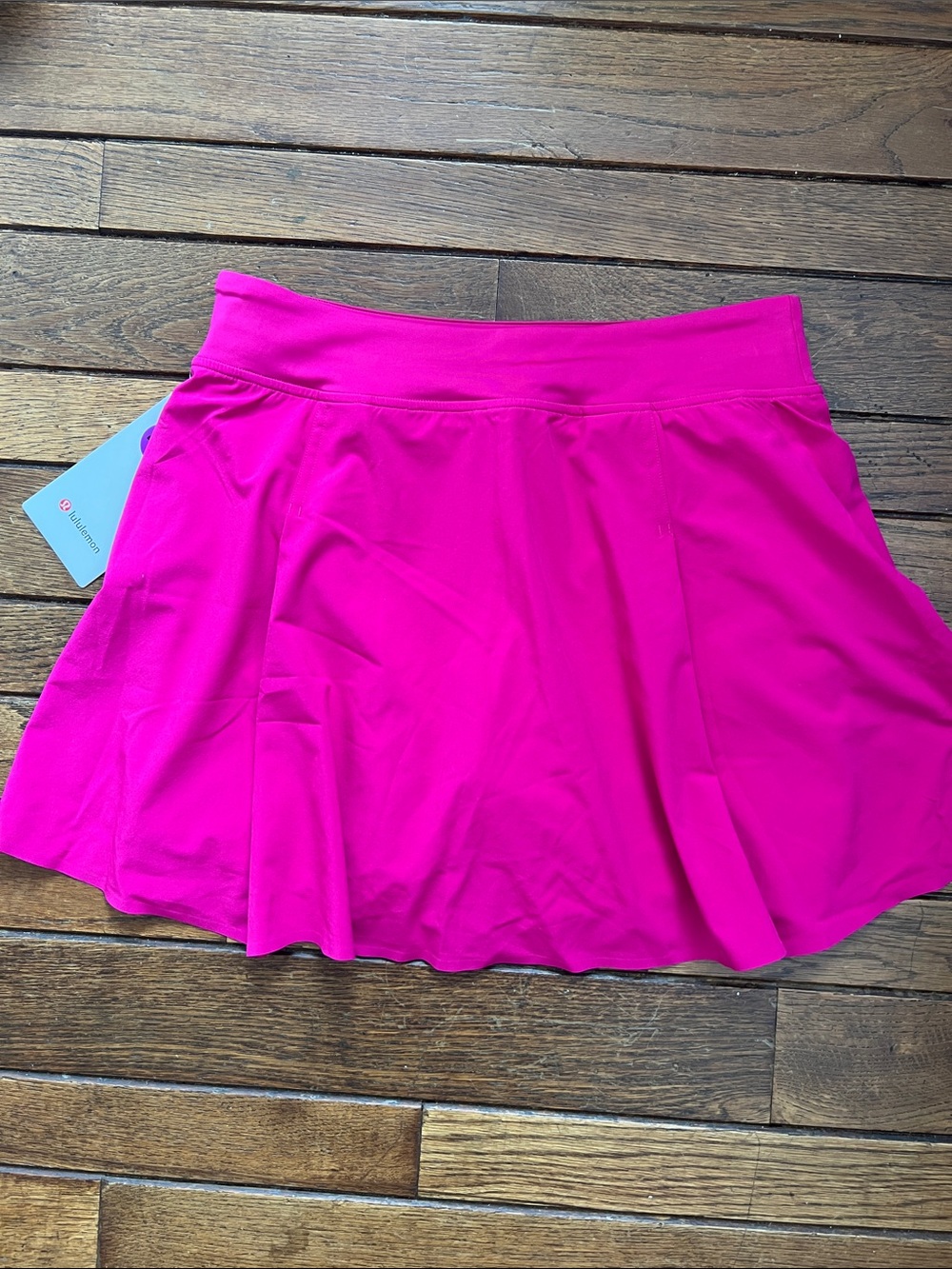 Lululemon Pink Flare A-Line Side Pleat Tennis Skirt Skort Size Small NWT - Picture 6 of 6